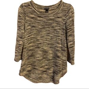 New Directions Light Weave Petite Cotton Sweater